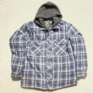 BC Clothing Quilted Flannel Jacket Size L Men’s